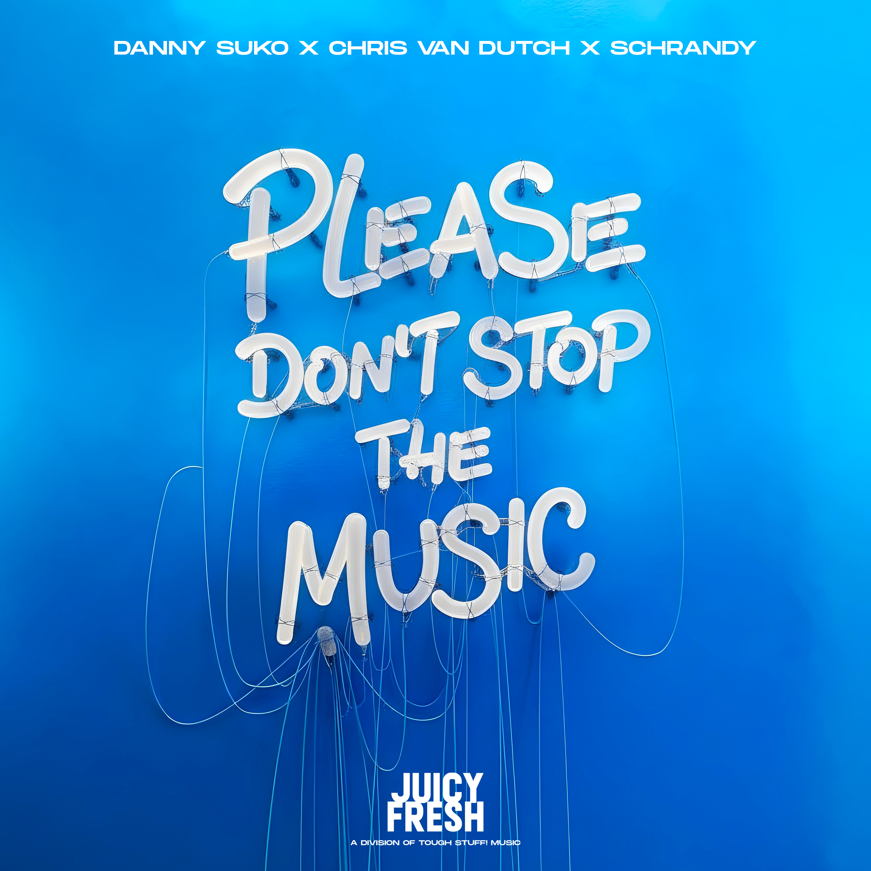 Please Don't Stop The Music, Danny Suko, Chris van Dutch, Schrandy, (P)  2025 Juicy Fresh Music - a Division of Tough Stuff! Music GmbH DJ Track –  Download From MyMP3Pool